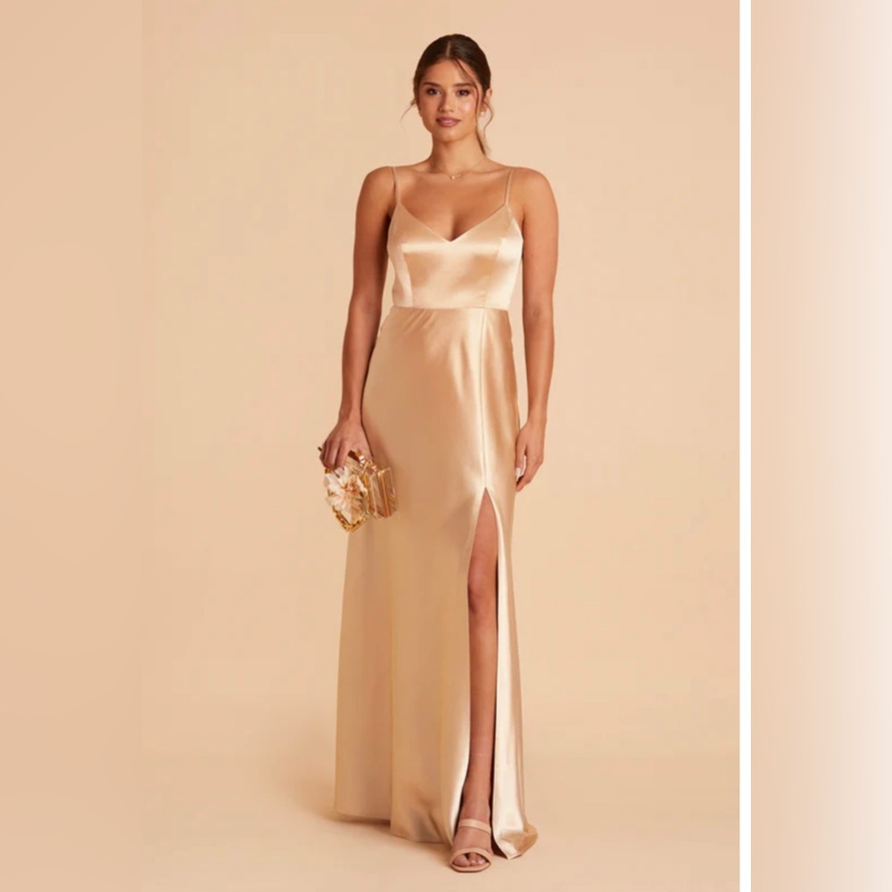 NWT Birdy Grey Jay Dress in Satin Gold